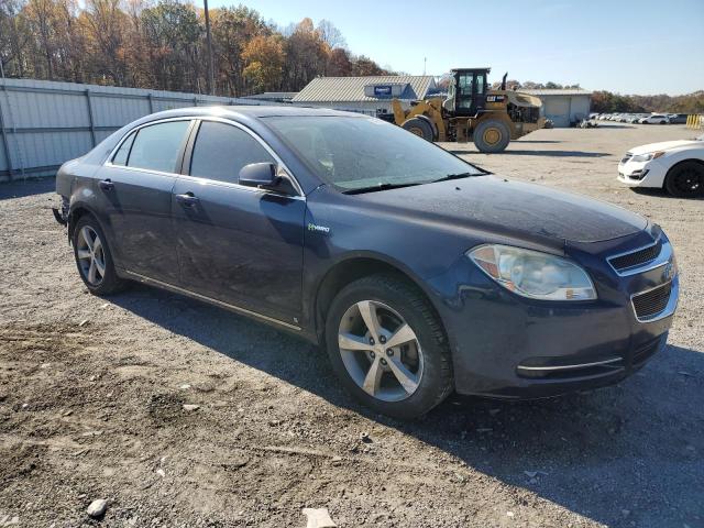 1G1ZF57549F250932 - 2009 CHEVROLET MALIBU HYBRID BLUE photo 4