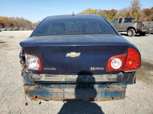 1G1ZF57549F250932 - 2009 CHEVROLET MALIBU HYBRID BLUE photo 6