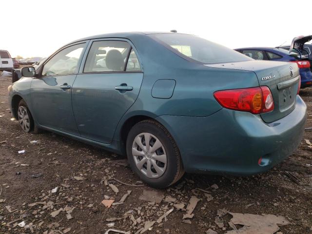 JTDBL40E499019744 - 2009 TOYOTA COROLLA BASE TEAL photo 2