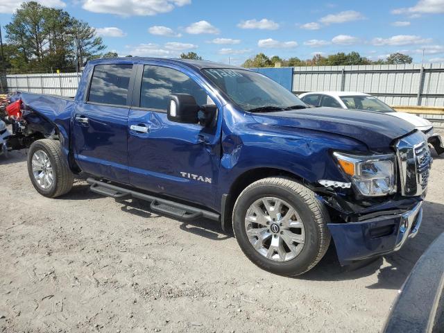 1N6AA1EF9PN109975 - 2023 NISSAN TITAN SV BLUE photo 4