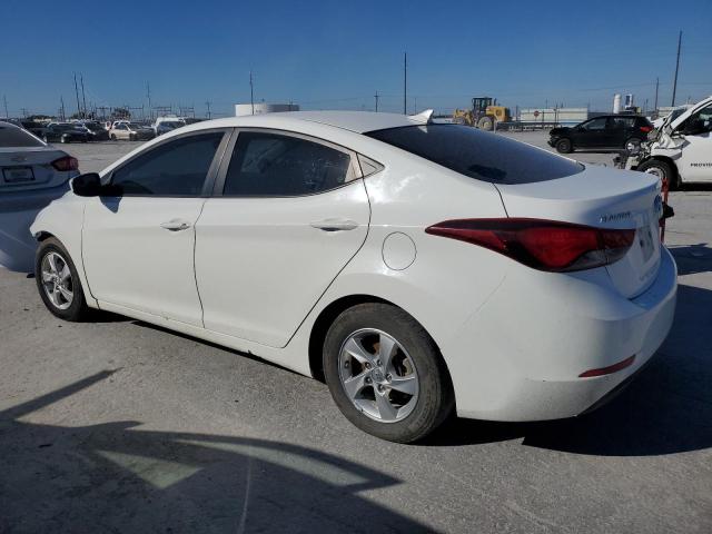 5NPDH4AEXEH475855 - 2014 HYUNDAI ELANTRA SE WHITE photo 2