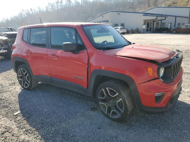 ZACNJDABXMPM36636 - 2021 JEEP RENEGADE SPORT RED photo 4