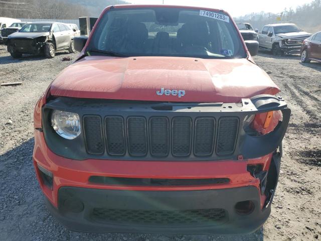 ZACNJDABXMPM36636 - 2021 JEEP RENEGADE SPORT RED photo 5