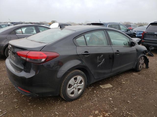 3KPFL4A73HE061091 - 2017 KIA FORTE LX BLACK photo 3