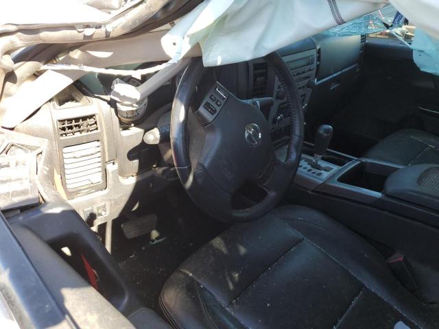 1N6BA0EC9CN303811 - 2012 NISSAN TITAN S WHITE photo 9