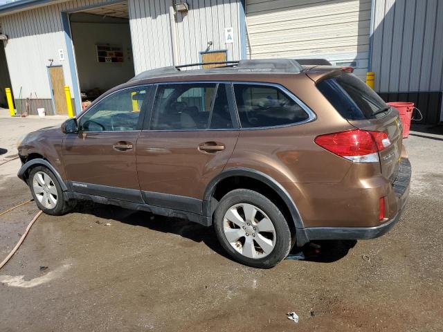 4S4BRBCC3B3420090 - 2011 SUBARU OUTBACK 2.5I PREMIUM BROWN photo 2