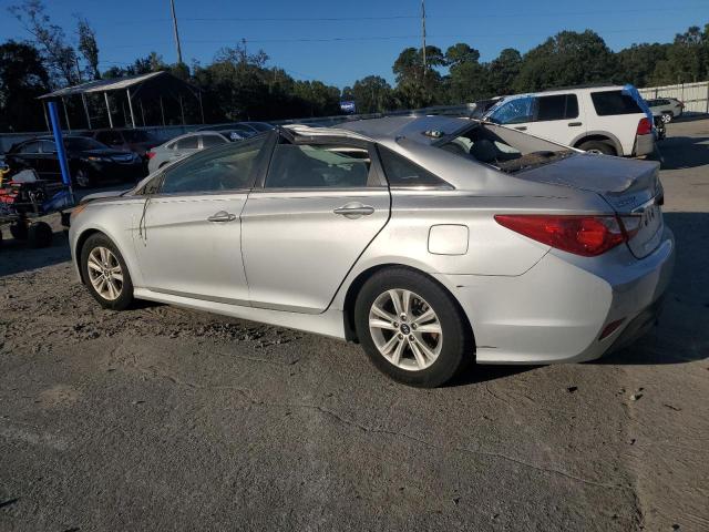 5NPEB4AC9EH821575 - 2014 HYUNDAI SONATA GLS SILVER photo 2