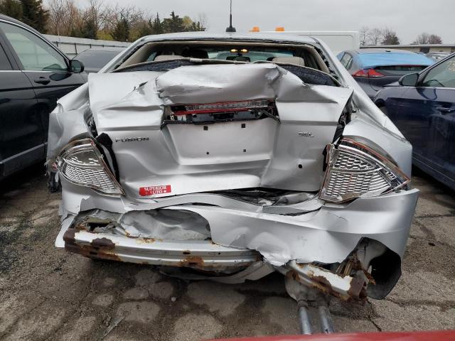 3FAHP0JA7CR400704 - 2012 FORD FUSION SEL SILVER photo 6