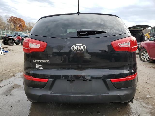 KNDPBCA28D7353836 - 2013 KIA SPORTAGE LX BLACK photo 6