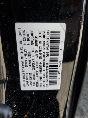 JH4KC1F92EC006088 - 2014 ACURA RLX ADVANCE BLACK photo 13