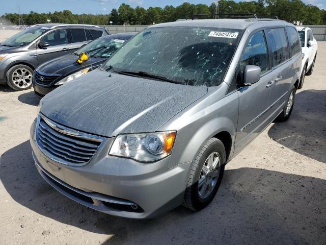 2C4RC1BG3DR583643 - 2013 CHRYSLER TOWN & COU TOURING ვერცხლისფერი ფოტო 1