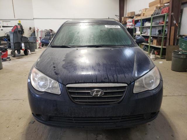 KMHDU45D38U370156 - 2008 HYUNDAI ELANTRA GL BLUE photo 5