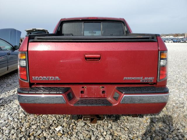 2HJYK16566H518829 - 2006 HONDA RIDGELINE RTL RED photo 6