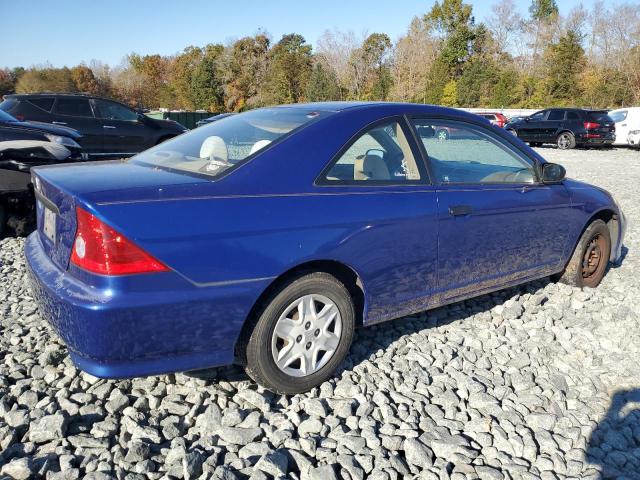 1HGEM22144L026392 - 2004 HONDA CIVIC DX VP BLUE photo 3