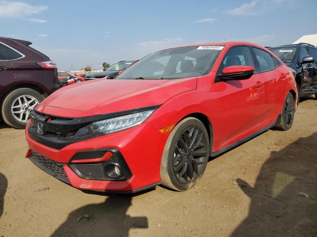 SHHFK7H98LU209863 - 2020 HONDA CIVIC SPORT TOURING RED photo 1