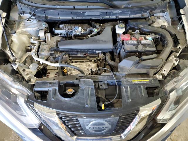 KNMAT2MT3HP595652 - 2017 NISSAN ROGUE S SILVER photo 11