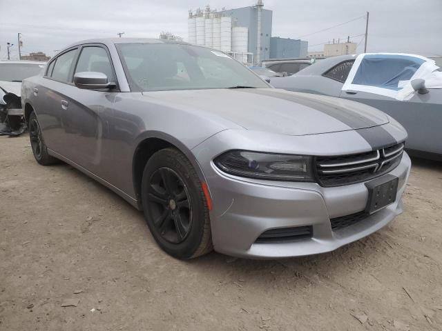 2C3CDXBG2FH752263 - 2015 DODGE CHARGER SE GRAY photo 4