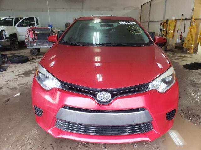 2T1BURHE5GC524861 - 2016 TOYOTA COROLLA L RED photo 5