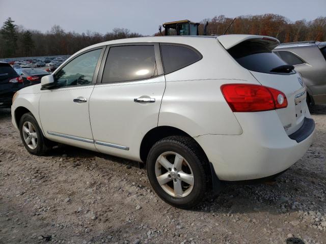 JN8AS5MV4DW126774 - 2013 NISSAN ROGUE S WHITE photo 2