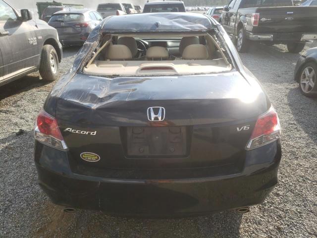 1HGCP36858A082709 - 2008 HONDA ACCORD EXL BLACK photo 6