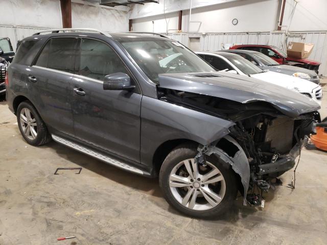 4JGDA5HBXEA310980 - 2014 MERCEDES-BENZ ML 350 4MATIC BLUE photo 4