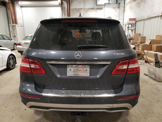 4JGDA5HBXEA310980 - 2014 MERCEDES-BENZ ML 350 4MATIC BLUE photo 6
