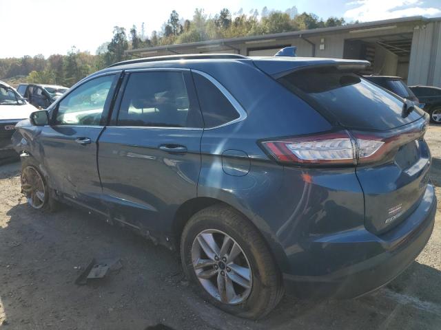 2FMPK3J99JBB02920 - 2018 FORD EDGE SEL BLUE photo 2