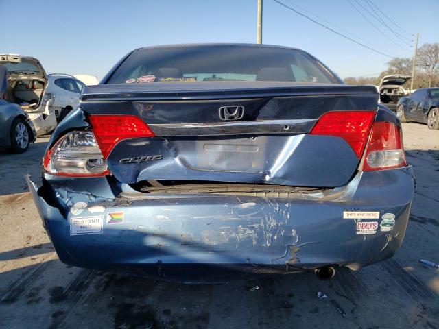 19XFA1F61AE065182 - 2010 HONDA CIVIC LX-S BLUE photo 6