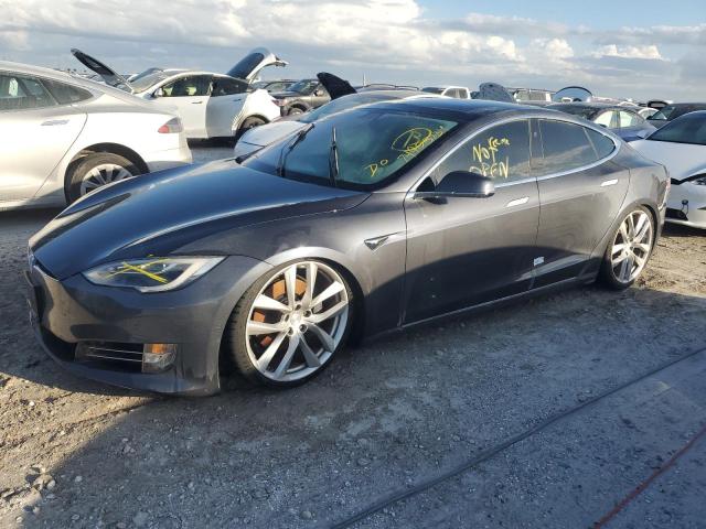 5YJSA1E24HF230451 - 2017 TESLA MODEL S გრაფიტი ფოტო 1