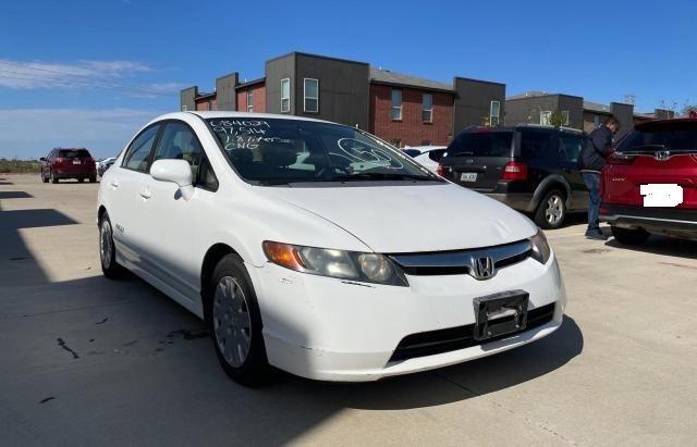 1HGFA46568L000842 - 2008 HONDA CIVIC GX WHITE photo 1