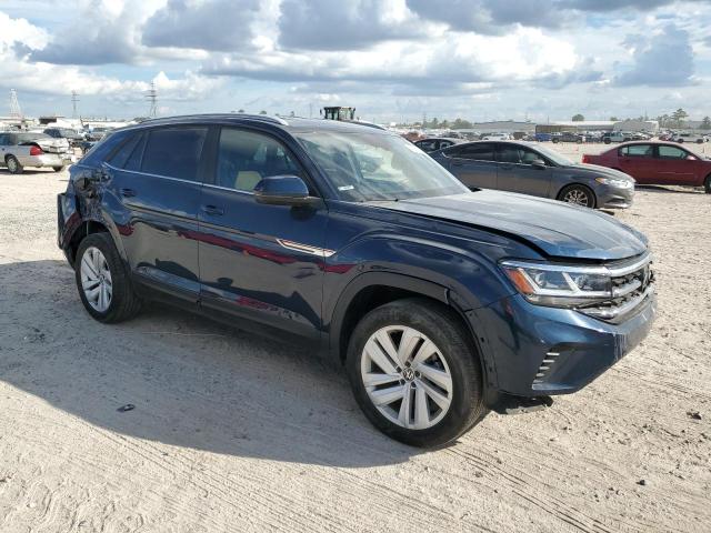 1V2HE2CAXMC204778 - 2021 VOLKSWAGEN ATLAS CROS SE Bleu photo 4