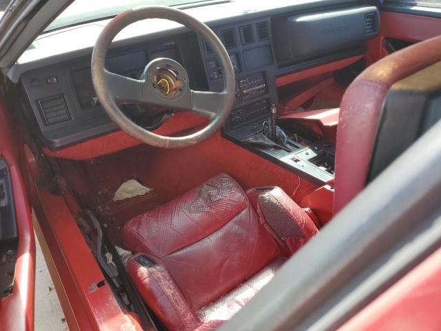 1G1YY2181H5116567 - 1987 CHEVROLET CORVETTE RED photo 8