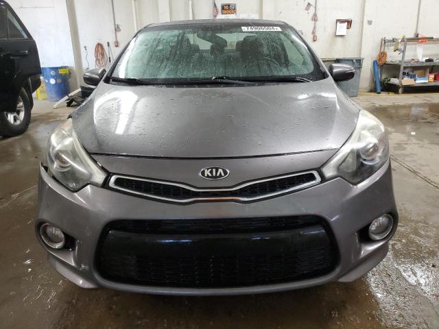 KNAFX6A81F5406276 - 2015 KIA FORTE EX GRAY photo 5