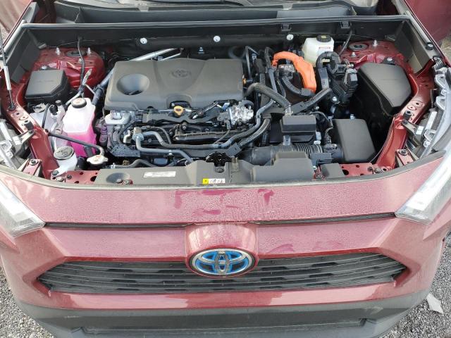 4T3RWRFV0PU108525 - 2023 TOYOTA RAV4 XLE MAROON photo 11