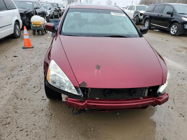 1HGCM66544A071856 - 2004 HONDA ACCORD EX BURGUNDY photo 5