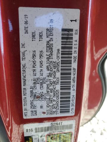 5TFSZ5AN3KX202525 - 2019 TOYOTA TACOMA ACCESS CAB Қызыл фото 12