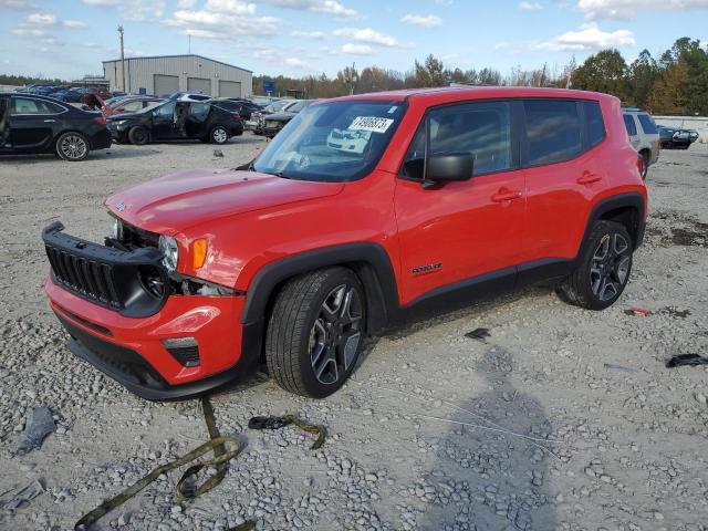 ZACNJAAB9LPL76409 - 2020 JEEP RENEGADE SPORT RED photo 1