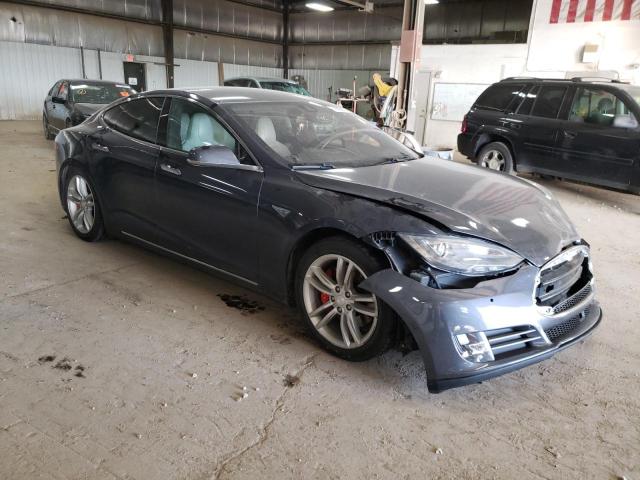 5YJSA1H20EFP64957 - 2014 TESLA MODEL S ნაცრისფერი ფოტო 4