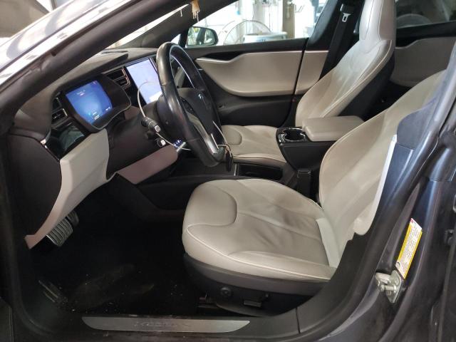 5YJSA1H20EFP64957 - 2014 TESLA MODEL S ნაცრისფერი ფოტო 7