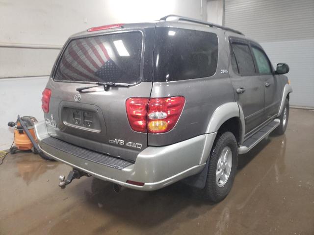 5TDBT44A83S189461 - 2003 TOYOTA SEQUOIA SR5 GRAY photo 3