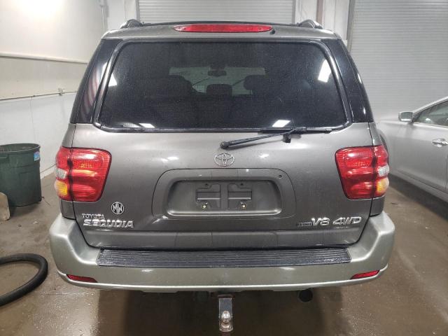 5TDBT44A83S189461 - 2003 TOYOTA SEQUOIA SR5 GRAY photo 6