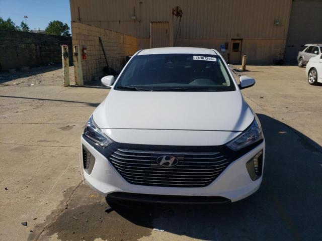 KMHC75LC0KU145221 - 2019 HYUNDAI IONIQ SEL WHITE photo 5