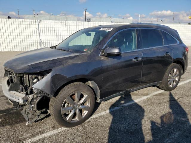 5FRYD3H91GB004015 - 2016 ACURA MDX ADVANCE GRAY photo 1