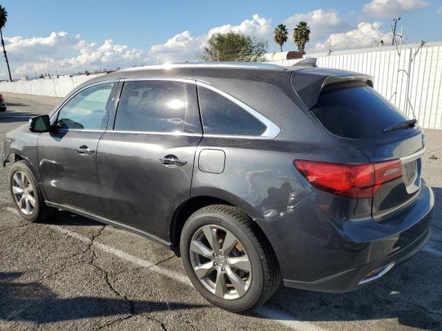 5FRYD3H91GB004015 - 2016 ACURA MDX ADVANCE GRAY photo 2