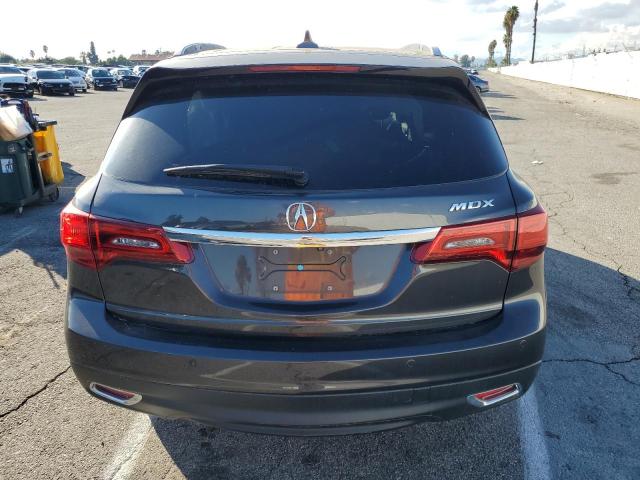 5FRYD3H91GB004015 - 2016 ACURA MDX ADVANCE GRAY photo 6