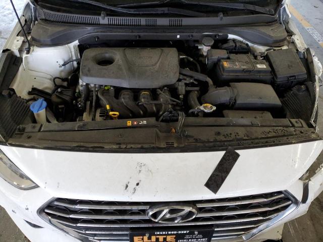 3KPC24A30KE044436 - 2019 HYUNDAI ACCENT SE WHITE photo 11