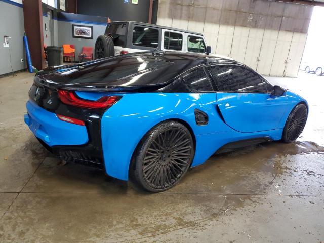 WBY2Z2C51FV392742 - 2015 BMW I8 BLUE photo 3