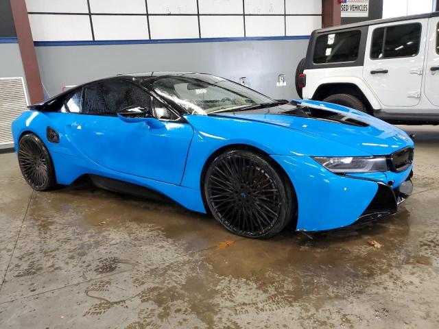 WBY2Z2C51FV392742 - 2015 BMW I8 BLUE photo 4