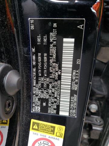 5TDJKRFH2GS326986 - 2016 TOYOTA HIGHLANDER XLE Qara foto 12