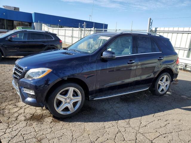 4JGDA5HB1EA371831 - 2014 MERCEDES-BENZ ML 350 4MATIC BLUE photo 1
